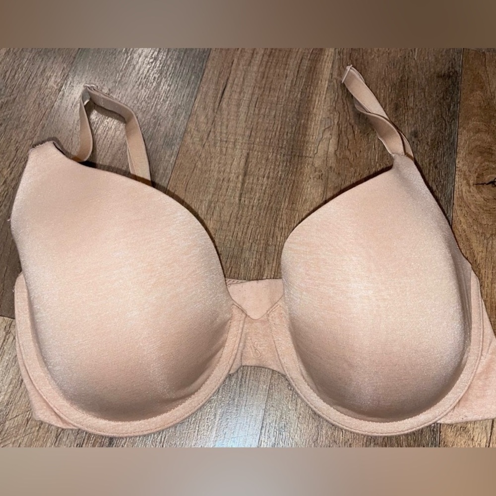 Victoria’s Secret Uplift Semi-Demi Bra Beige Size 34D
